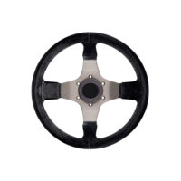 Regular Black Plastic Steering Wheel - Image 5